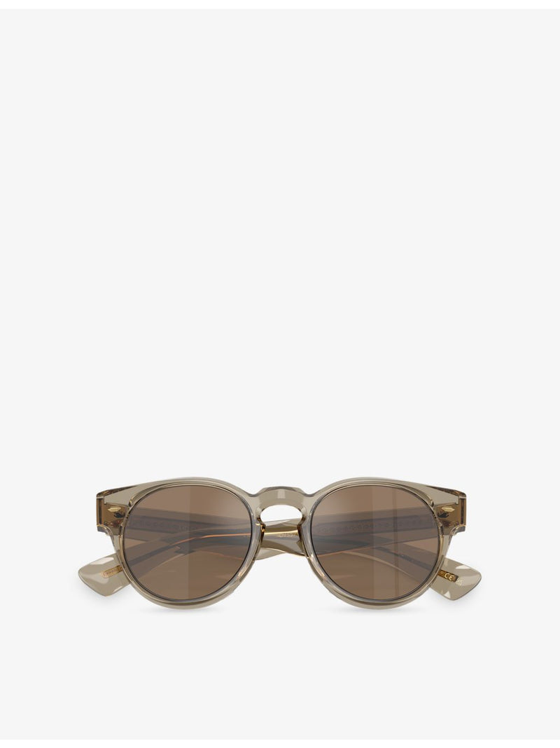 Oliver Peoples Hayton round acetate sunglasses - British product