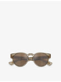 Oliver Peoples Hayton round acetate sunglasses - British product