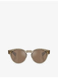 Oliver Peoples Hayton round acetate sunglasses - British product