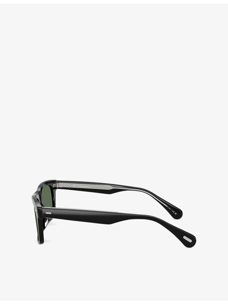 Oliver Peoples OV5596SU rectangle-frame acetate sunglasses, imported from the UK