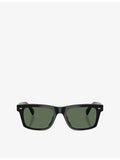 Oliver Peoples OV5596SU rectangle-frame acetate sunglasses, imported from the UK