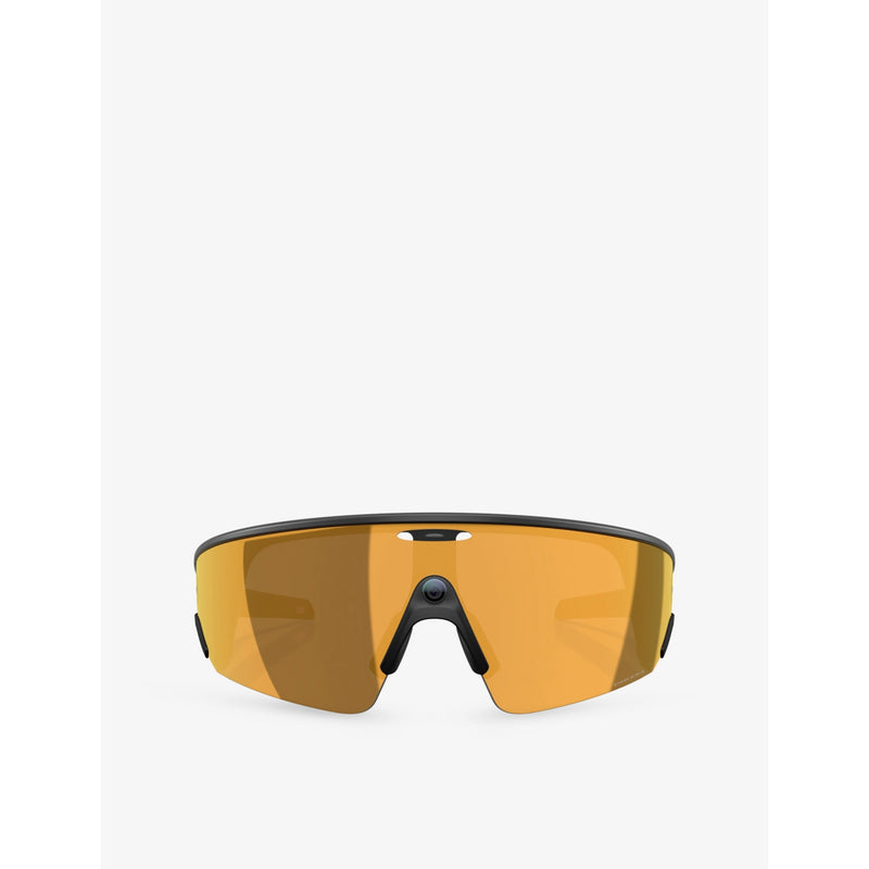Oakley Meta AI acetate sunglasses with rectangle frame, imported from the UK
