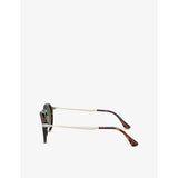 Persol round-frame acetate sunglasses tortoiseshell, UK version
