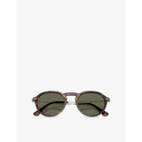 Persol round-frame acetate sunglasses tortoiseshell, UK version