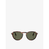 Persol round-frame acetate sunglasses tortoiseshell, UK version