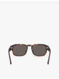 Persol square-frame acetate sunglasses tortoiseshell finish, imported from the UK