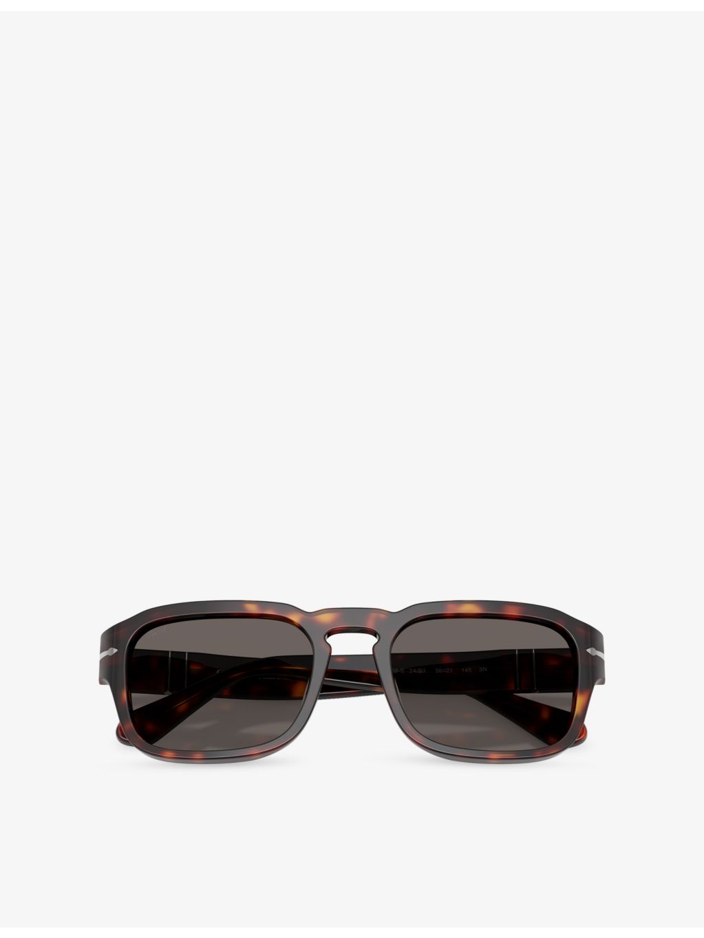 Persol square-frame acetate sunglasses tortoiseshell finish, imported from the UK