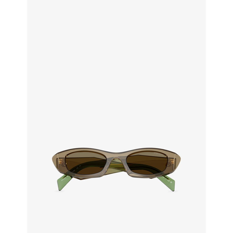 Prada cat-eye acetate sunglasses, imported from the UK