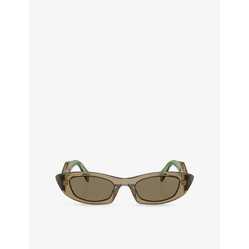 Prada cat-eye acetate sunglasses, imported from the UK