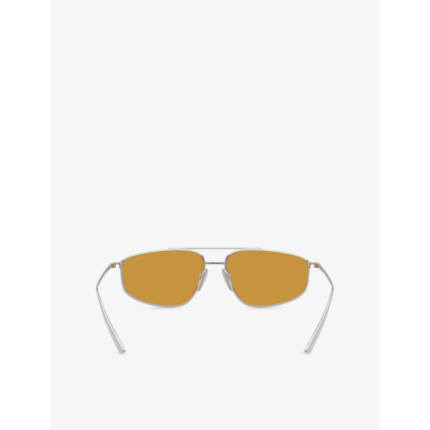 Prada metal pillow-frame sunglasses (British brand)