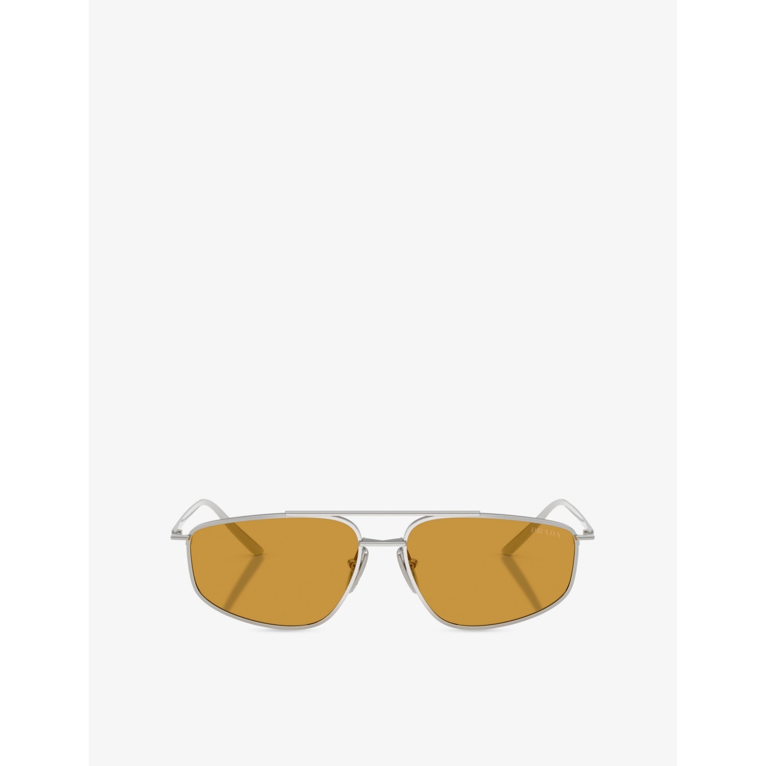 Prada metal pillow-frame sunglasses (British brand)