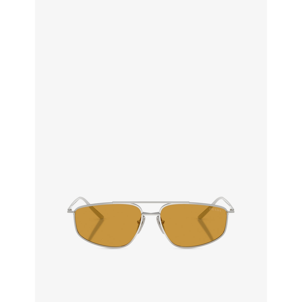 Prada metal pillow-frame sunglasses (British brand)
