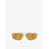 Prada metal pillow-frame sunglasses (British brand)