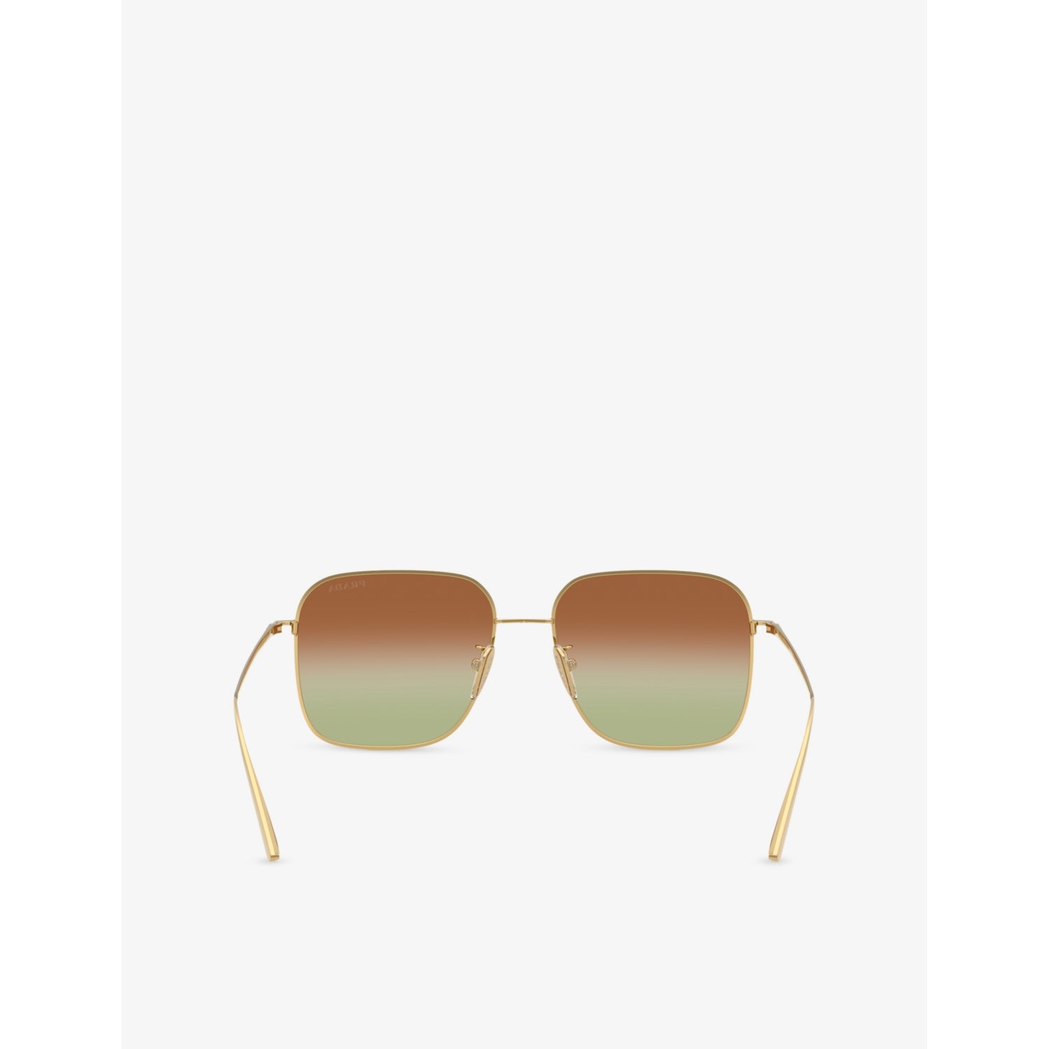 Prada square-frame metal sunglasses PR C54SD (British brand)