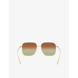Prada square-frame metal sunglasses PR C54SD (British brand)