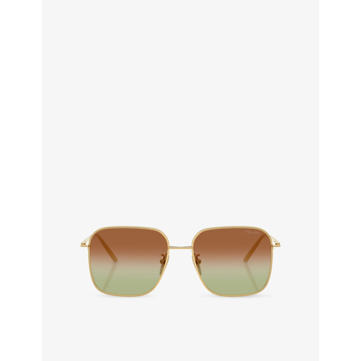 Prada square-frame metal sunglasses PR C54SD (British brand)