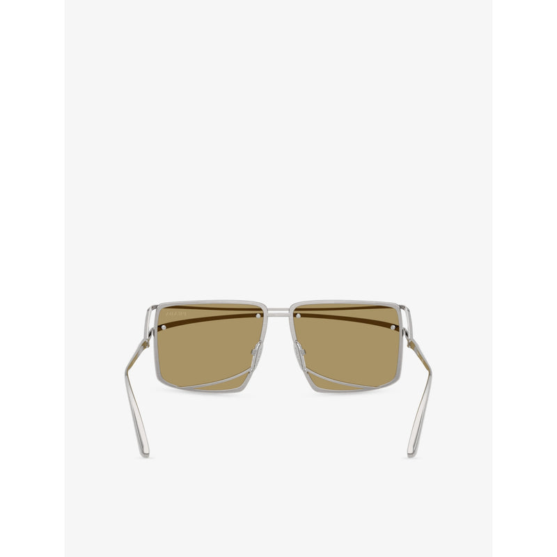 Prada PR C55S irregular metal sunglasses, UK version