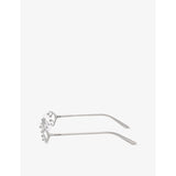 Prada PR C57S rectangle-frame metal sunglasses, imported from the UK