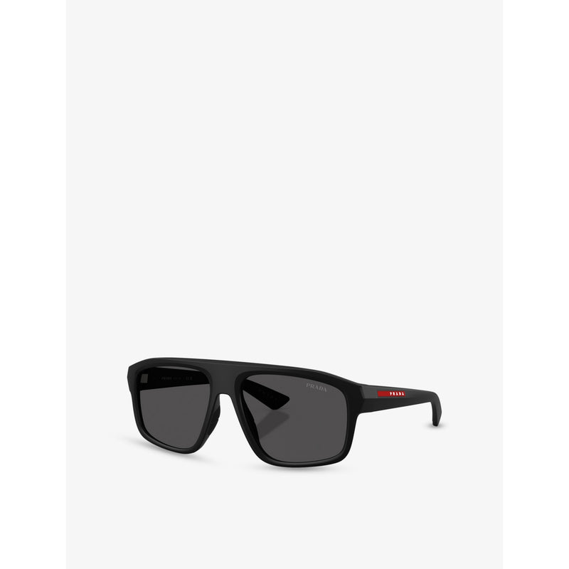 Prada Linea Rossa PS B02S irregular frame injected sunglasses - British product