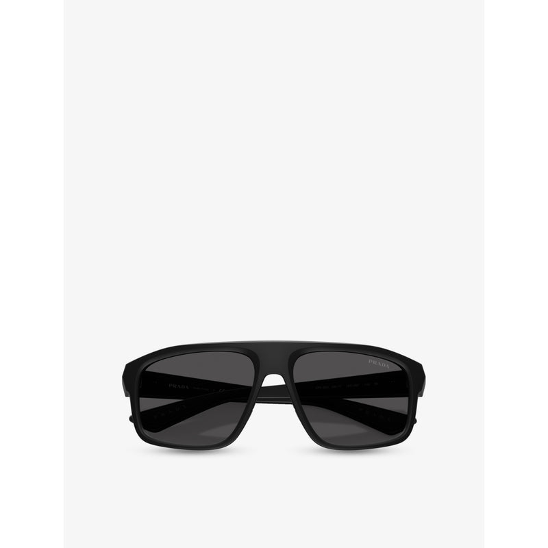 Prada Linea Rossa PS B02S irregular frame injected sunglasses - British product