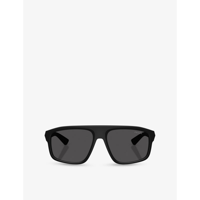 Prada Linea Rossa PS B02S irregular frame injected sunglasses - British product