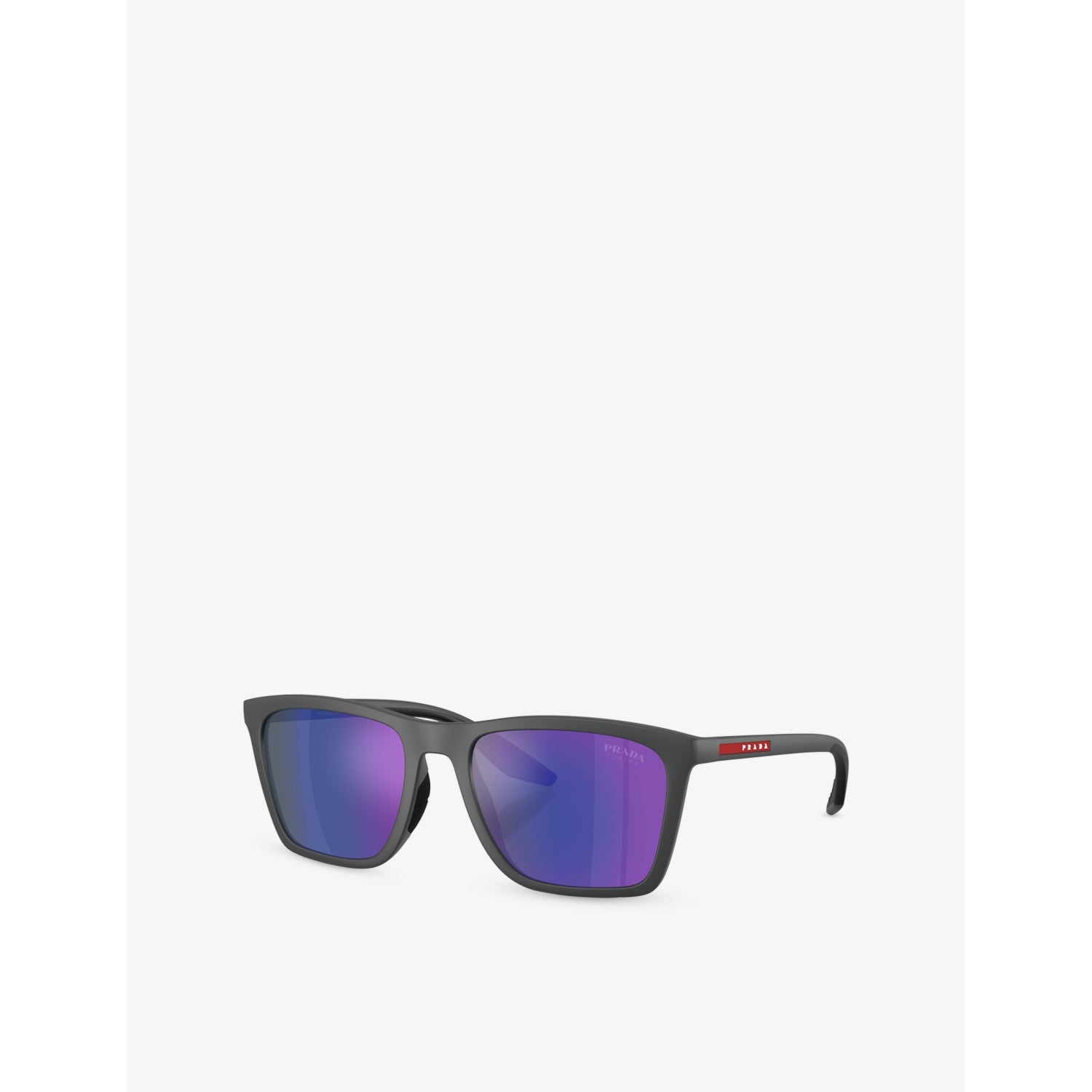 Prada Linea Rossa pillow-frame injected sunglasses, imported from the UK