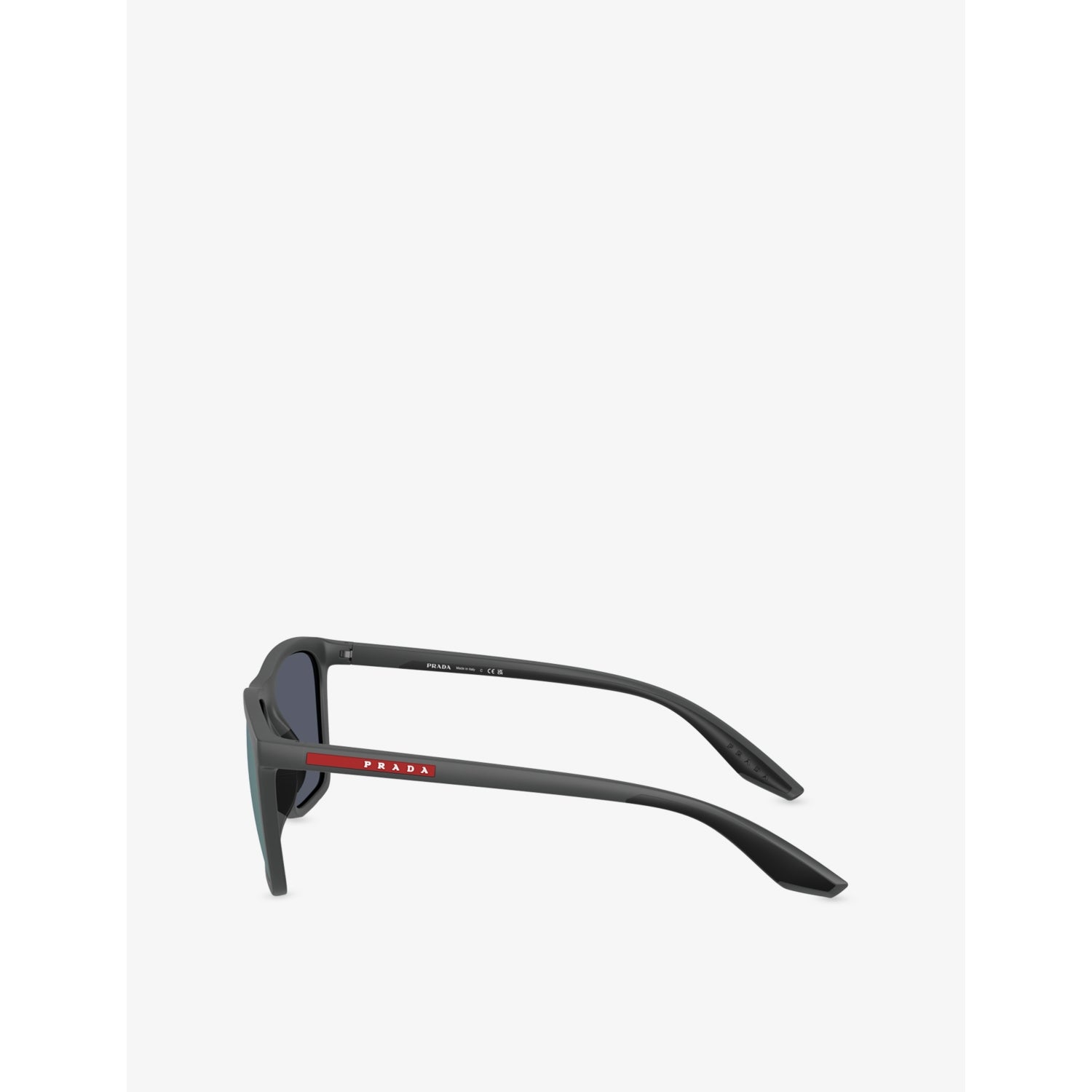 Prada Linea Rossa pillow-frame injected sunglasses, imported from the UK