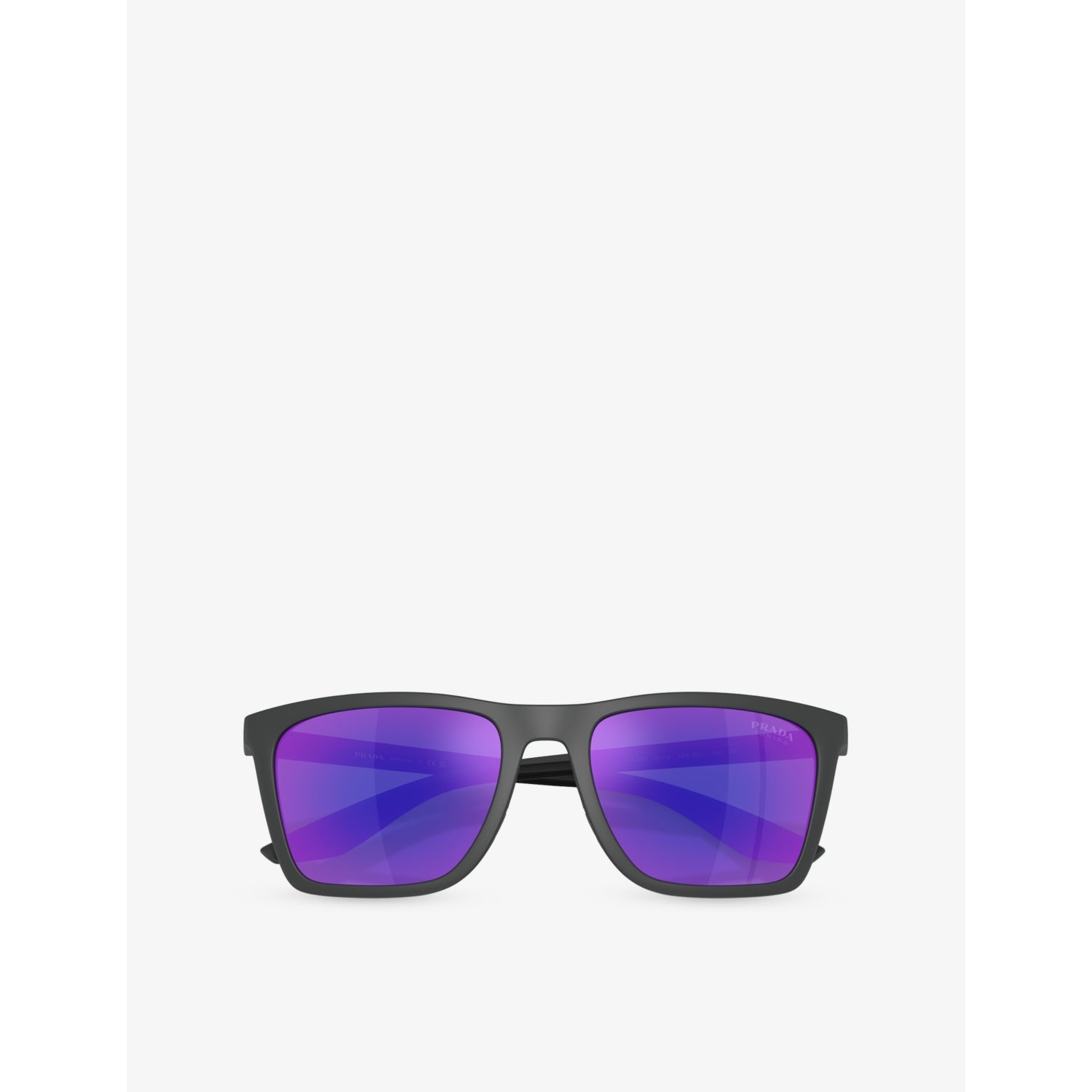 Prada Linea Rossa pillow-frame injected sunglasses, imported from the UK