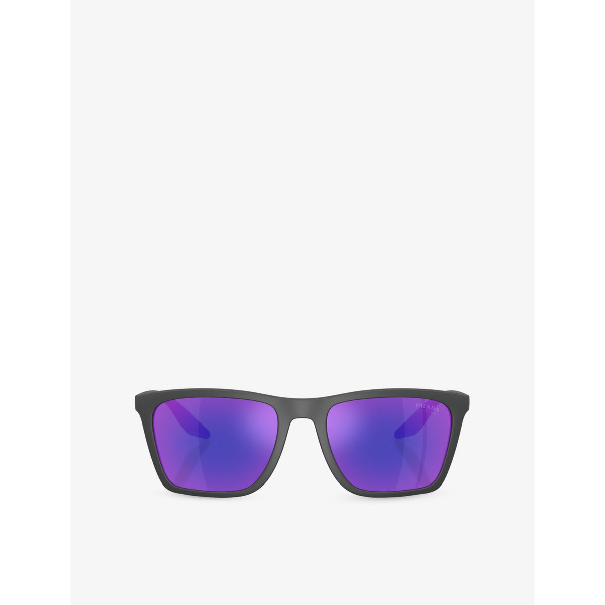 Prada Linea Rossa pillow-frame injected sunglasses, imported from the UK
