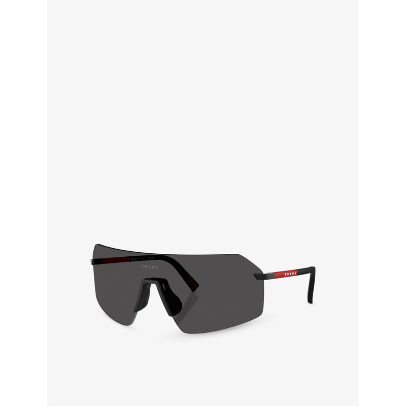 Prada PS B50S irregular-frame metal sunglasses (British brand)