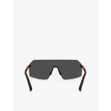 Prada PS B50S irregular-frame metal sunglasses (British brand)