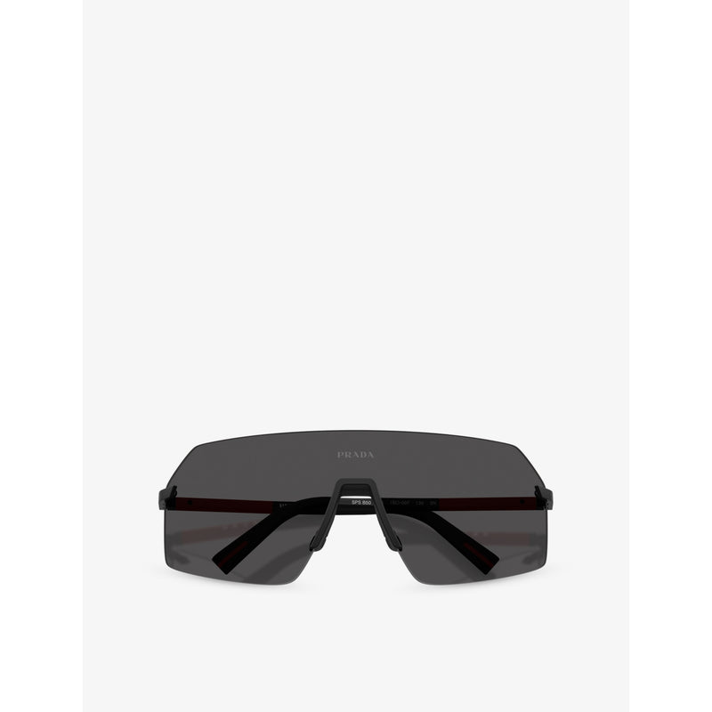 Prada PS B50S irregular-frame metal sunglasses (British brand)
