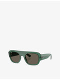 Ray-Ban RB2218 irregular acetate sunglasses 55mm, UK version