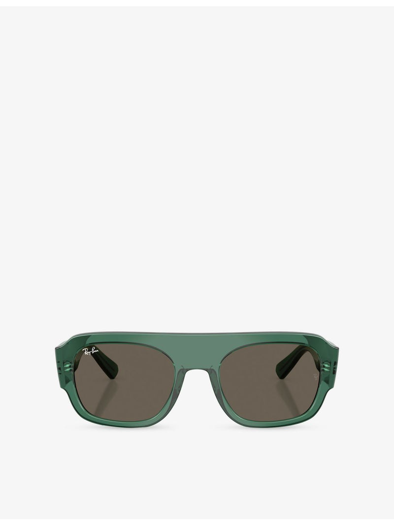 Ray-Ban RB2218 irregular acetate sunglasses 55mm, UK version