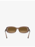 Ray-Ban sunglasses RB2221 oval-frame acetate, imported from the UK