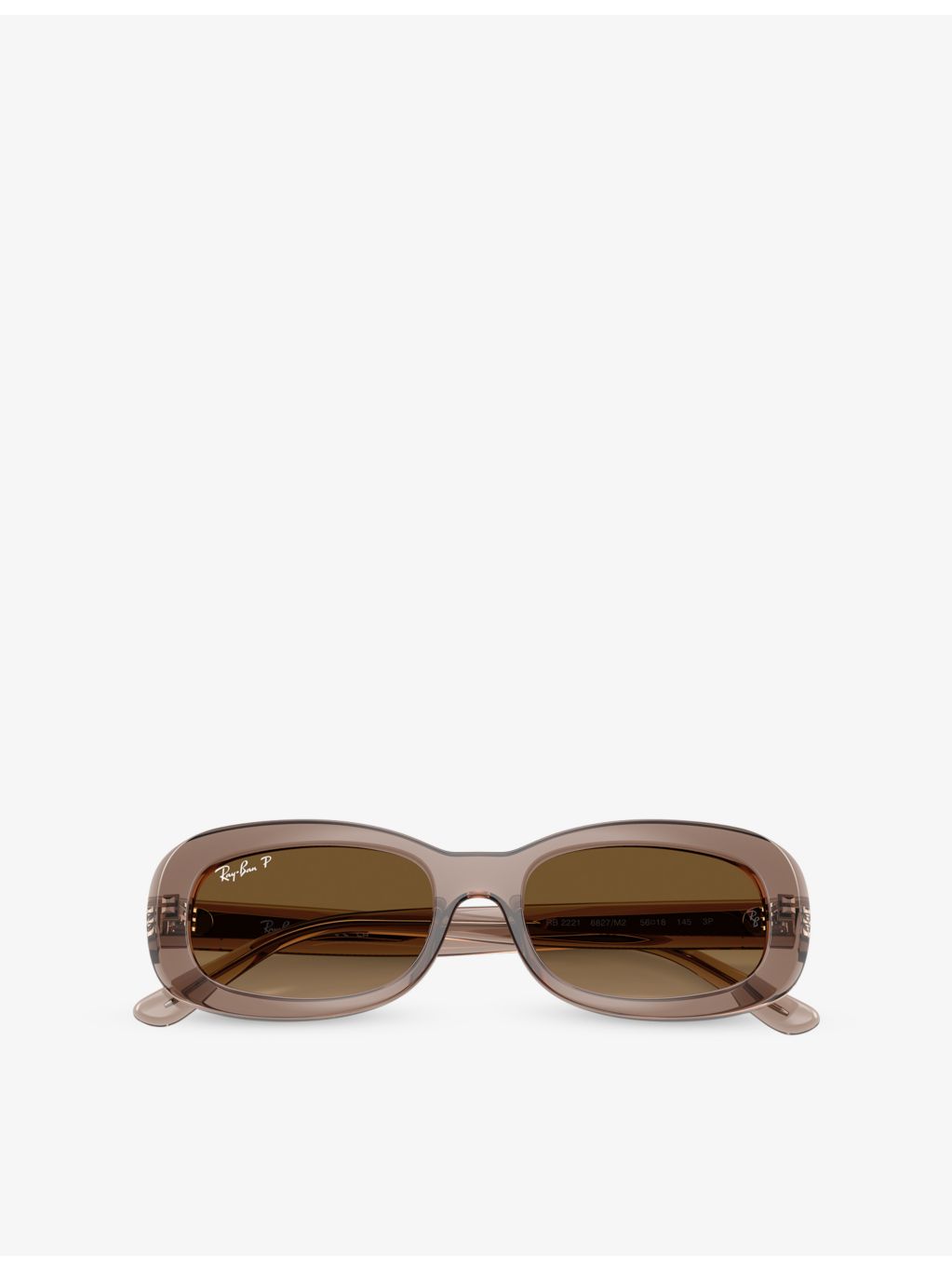 Ray-Ban sunglasses RB2221 oval-frame acetate, imported from the UK