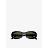 Ray-Ban RB2221 oval frame acetate sunglasses, imported from the UK