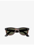 Ray-Ban RB2240 Wayfarer rectangular acetate sunglasses - British product
