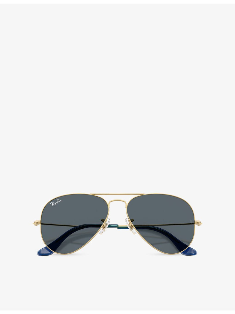 Ray-Ban RB3025 aviator metal sunglasses with polarised lenses (British brand)
