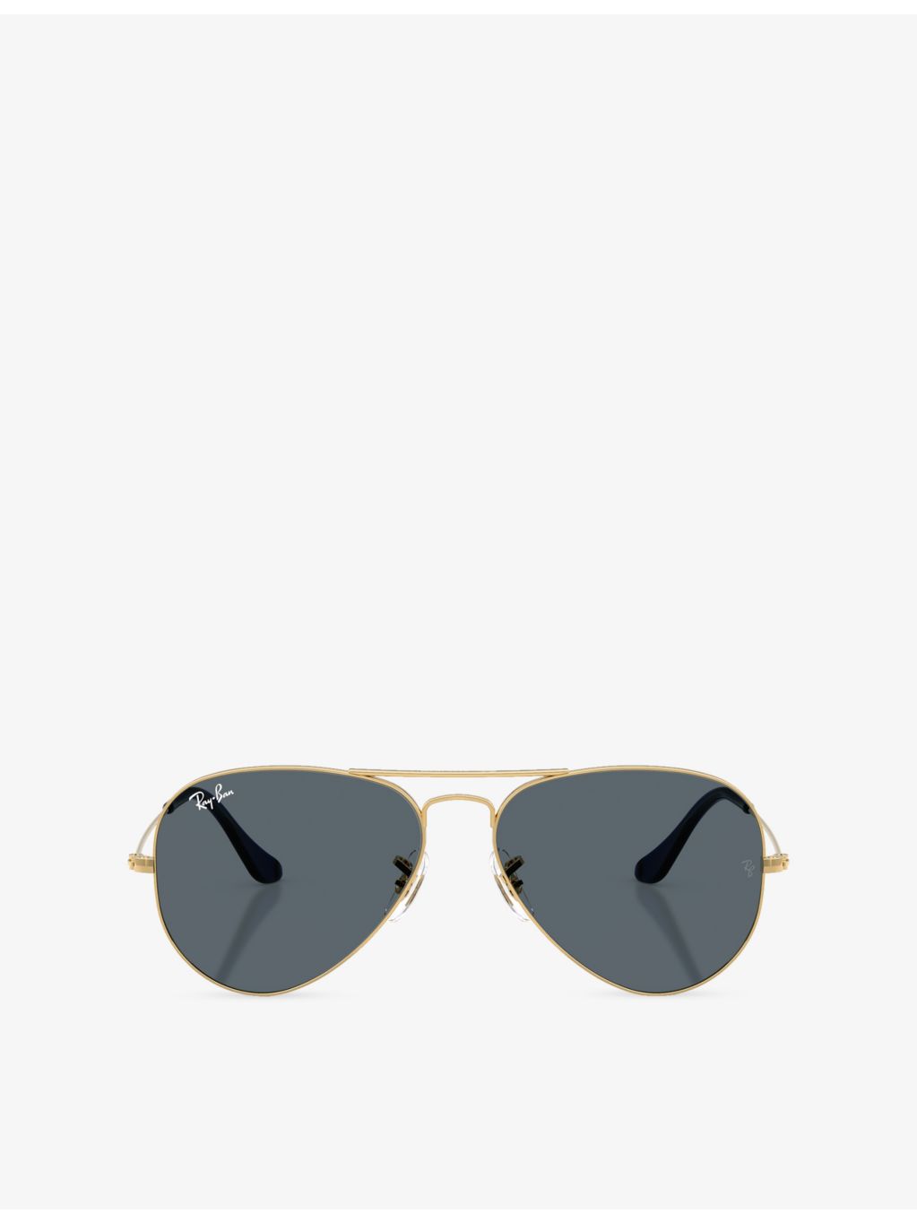 Ray-Ban RB3025 aviator metal sunglasses with polarised lenses (British brand)