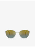 Ray-Ban RB3766CH round metal sunglasses 5.4cm lens, imported from the UK