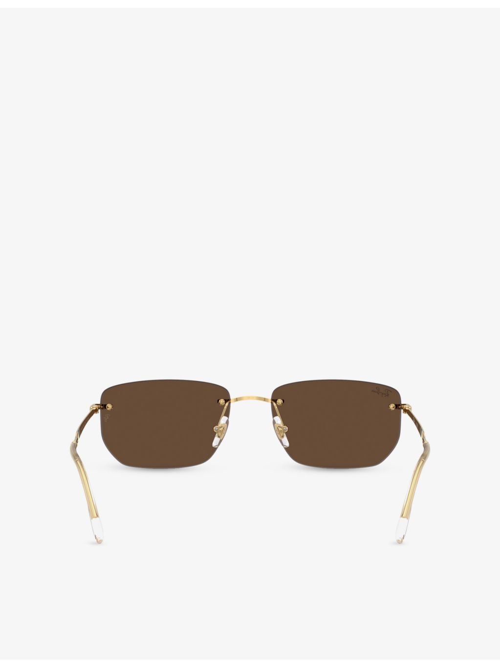 Ray-Ban RB3768 square-frame metal sunglasses, UK version