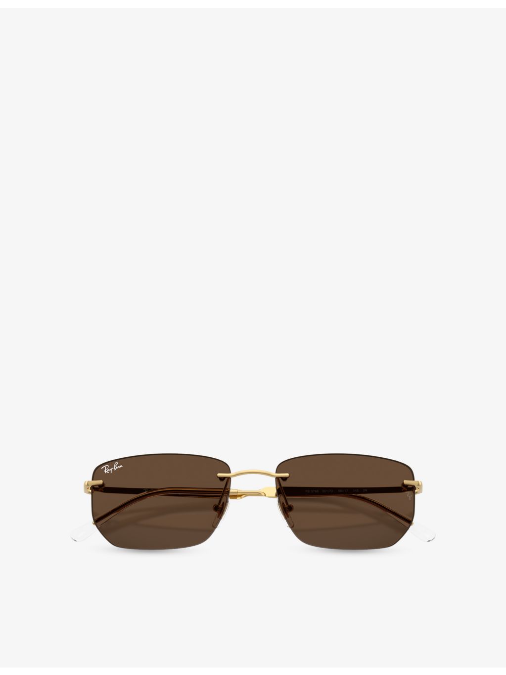 Ray-Ban RB3768 square-frame metal sunglasses, UK version