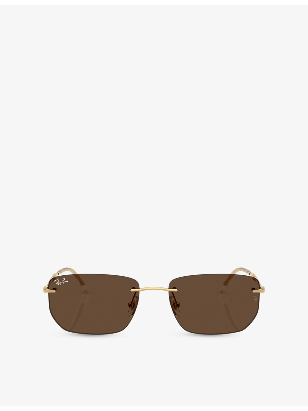 Ray-Ban RB3768 square-frame metal sunglasses, UK version