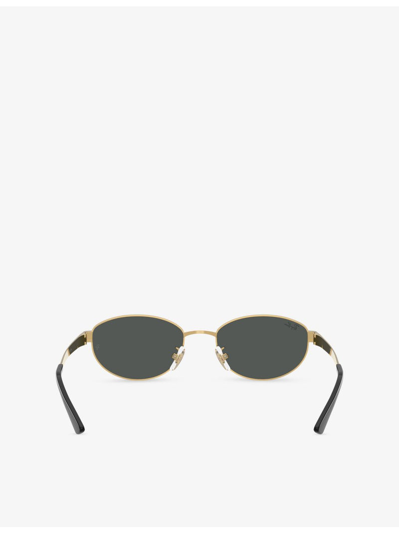 Ray-Ban RB3774D oval metal sunglasses, imported from the UK