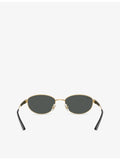 Ray-Ban RB3774D oval metal sunglasses, imported from the UK