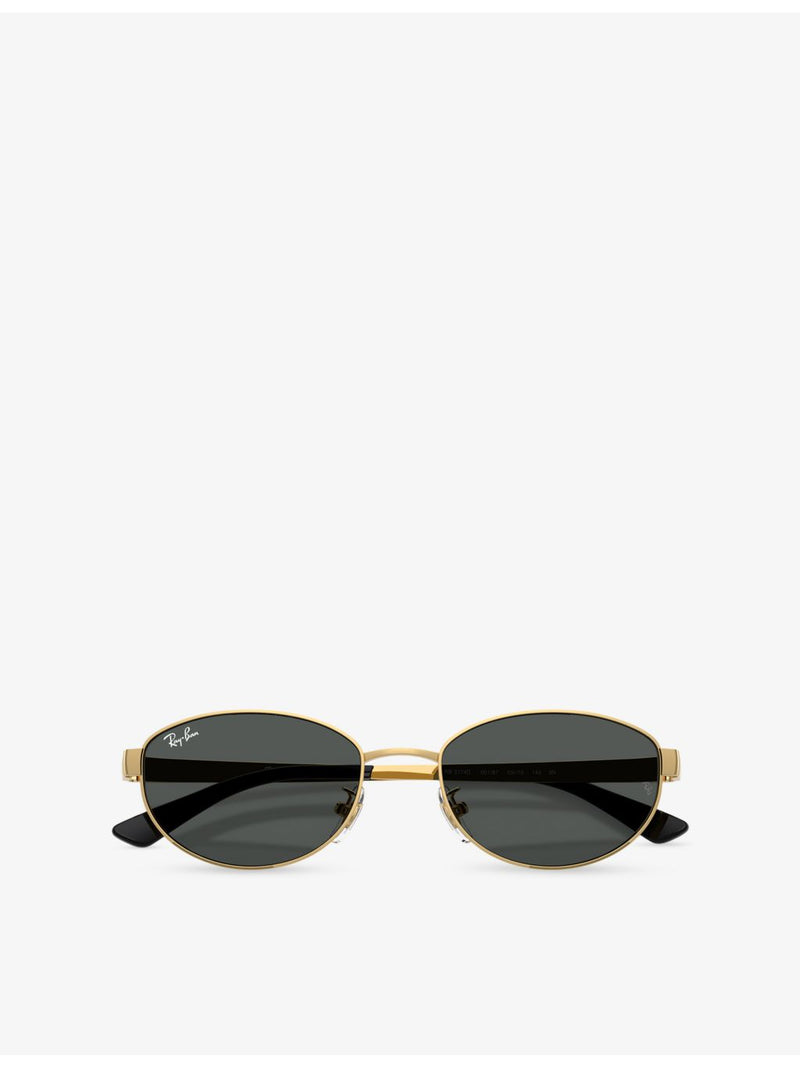 Ray-Ban RB3774D oval metal sunglasses, imported from the UK