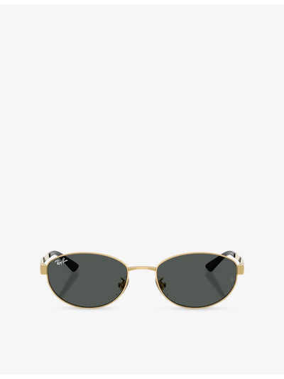 selfridges Ray-Ban RB3774D Oval Metal Sunglasses- Buy online at McGrocer