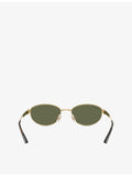 Ray-Ban RB3774D oval metal sunglasses, imported from the UK