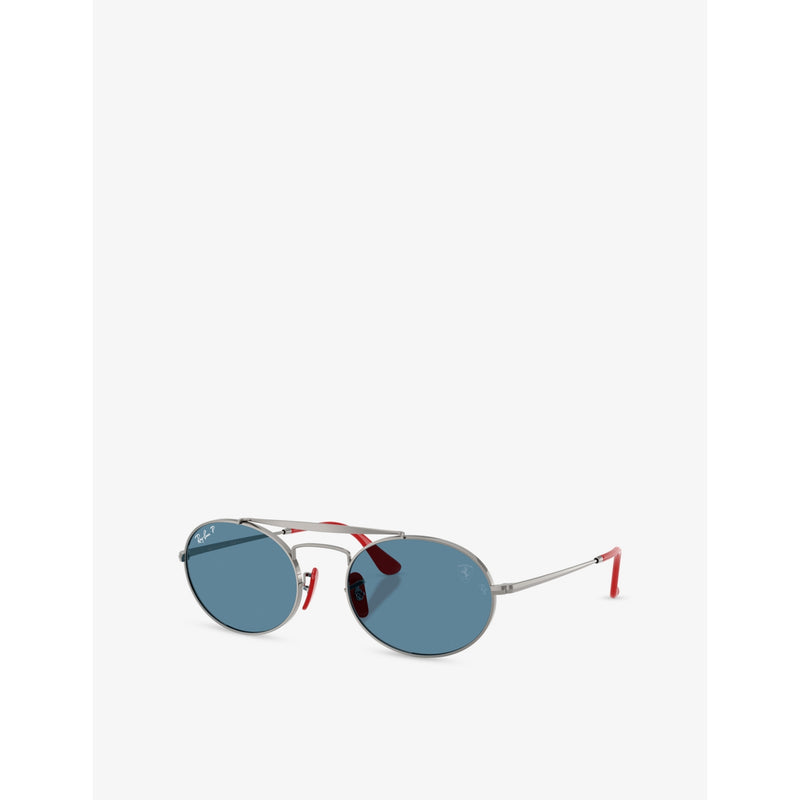 Ray-Ban Scuderia Ferrari RB3775M round metal sunglasses - British product